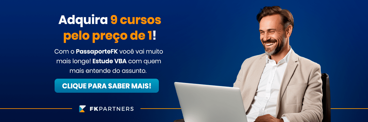 Adquira 9 cursos da FK Partners pelo preço de um