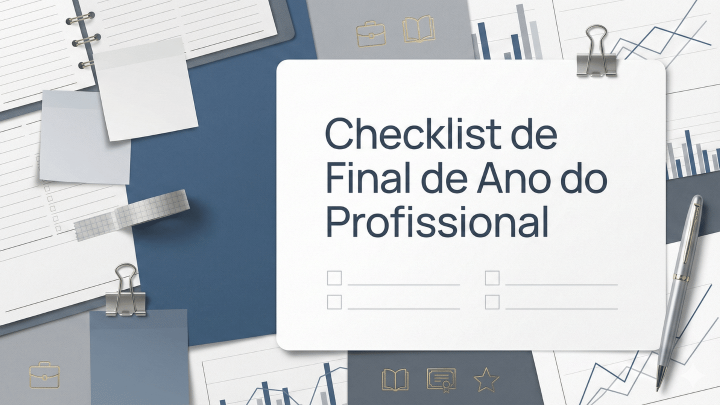 Checklist do profissional financeiro: como se preparar para 2026
