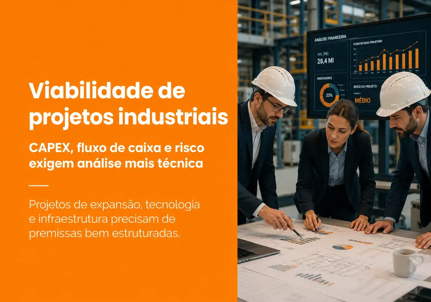 Viabilidade de projetos industriais: como avaliar investimentos com mais segurança