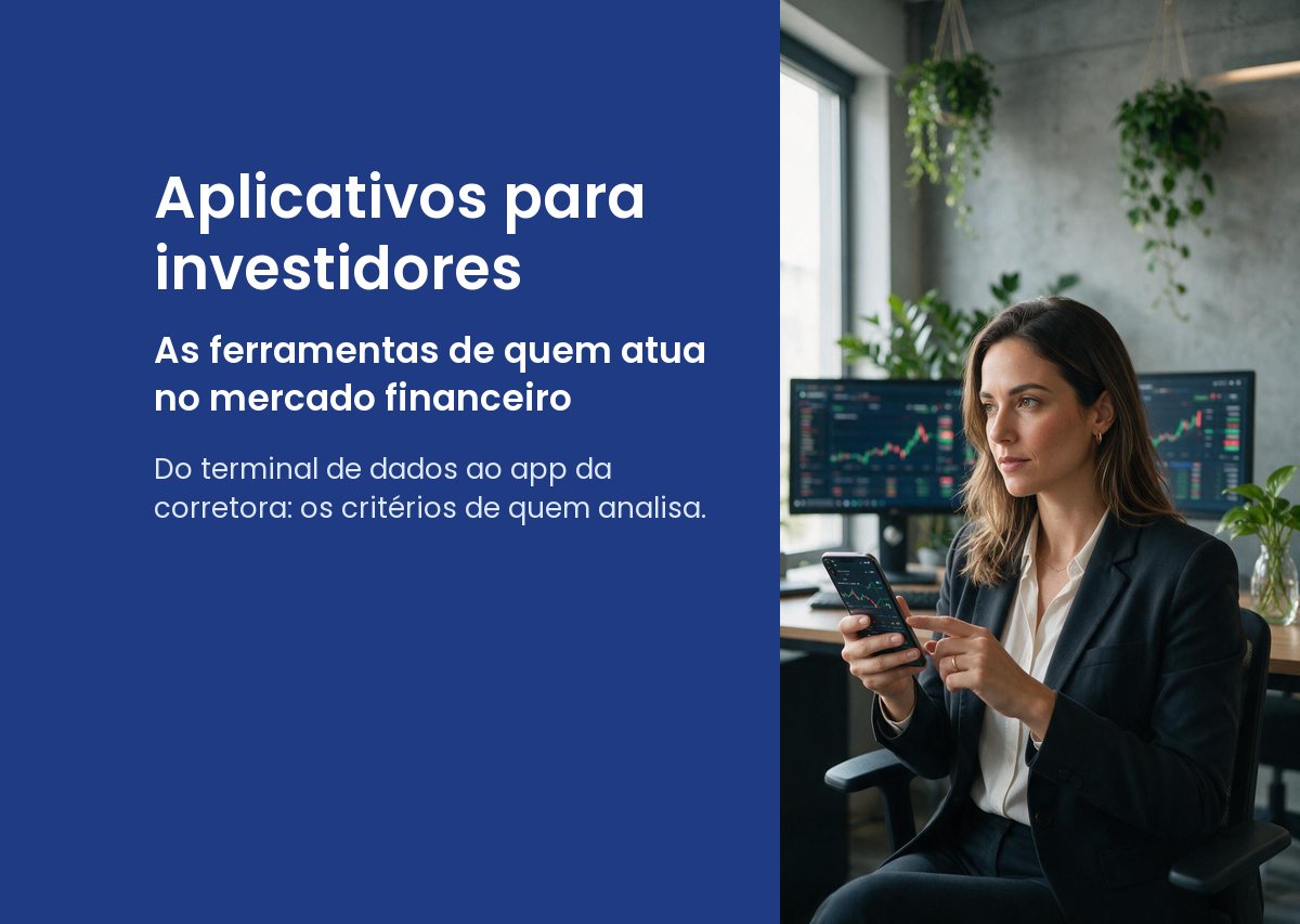 Aplicativos para investidores e profissionais do mercado — capa do artigo FK Partners